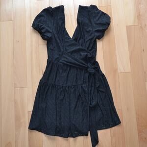 NWT Topshop Black Mini Dress Size 6
